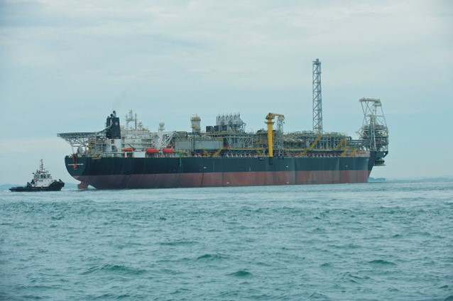 The Floating Production, Storage and Offloading (FPSO) Vessel.